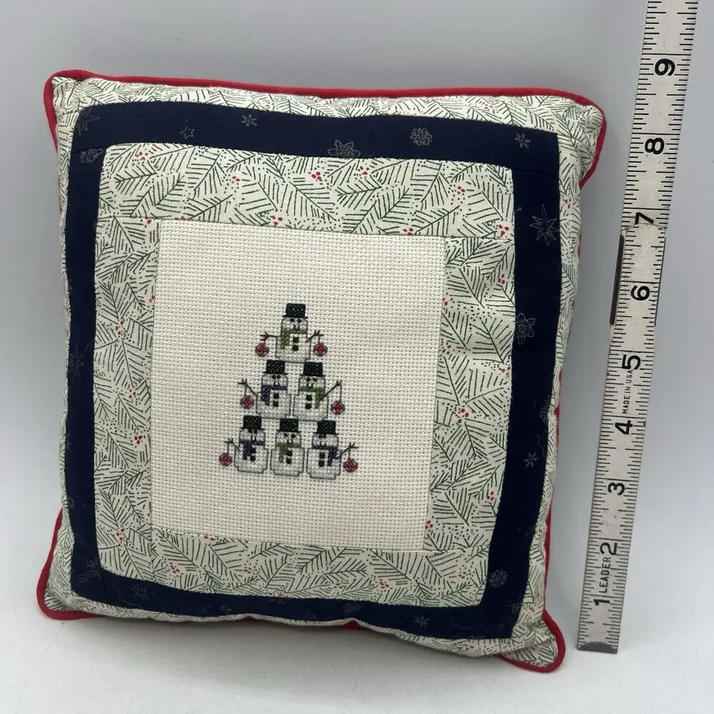 Handmade snowman christmas